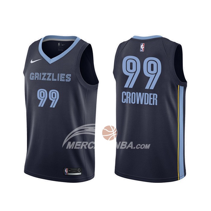 Maglia Memphis Grizzlies Jae Crowder Icon Blu